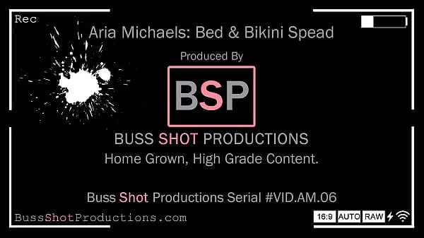 Show AM.06 Aria Michaels Bed & Bikini Spread Preview my Movies