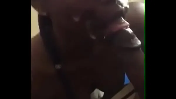 Mostrar Ghetto Ebony Thot dándome la cabeza y recibiendo un facial mis películas