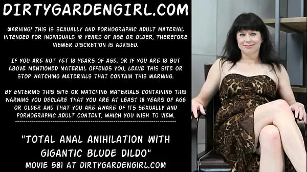 Prikaži Dirtygardengirl Total anal anihilation with gigantic blude dildo moje filme