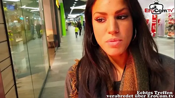 german cute brunette model flirt in supermarket and pickup for pov sex मेरी फ़िल्में दिखाएँ