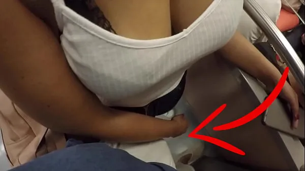 Unknown Blonde Milf with Big Tits Started Touching My Dick in Subway ! That's called Clothed Sex내 영화 표시