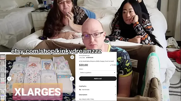 Vis Opening rare Japanese BB Diapers with Kinkydreamzzz mine filmer