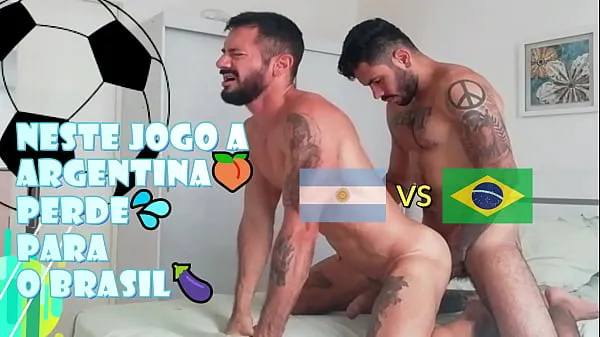 Show Departure the Argentine fanatic loses to Brazil - He cums in the Ass - With Alex Barcelona & Cassiofarias my Movies