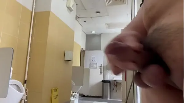 Show Jerking off in public toilet my Movies