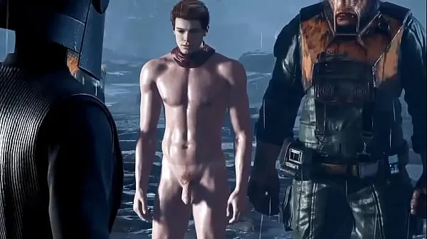 Show Hot naked 3D male character in game my Movies