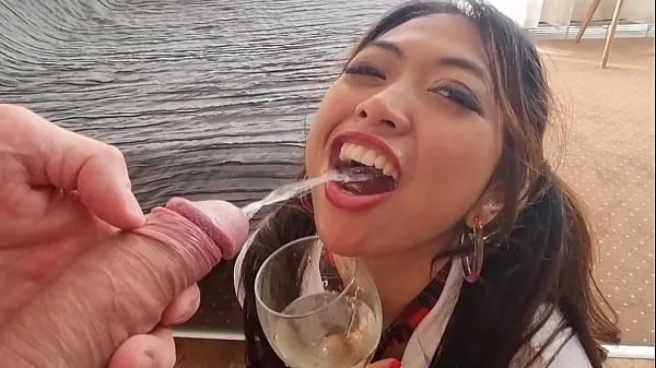 Zobrazit WET] EXTREME! Newbie Asian Kit Kate 0% Pussy 1 on 1 intense anal, gape, ATM, piss in mouth & ass then drinking, Toilet face flush, Spit on face and face slapping, rimming moje filmy